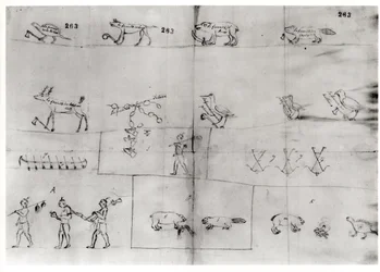 Iroquois pictogram, 12th July 1666